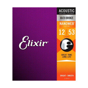Elixir 11052 Nanoweb žice za akustičnu gitaru - Slika 1