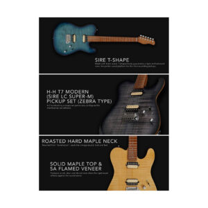 Sire T7FM/NT T7 Series Larry Carlton električna gitara - Slika 5
